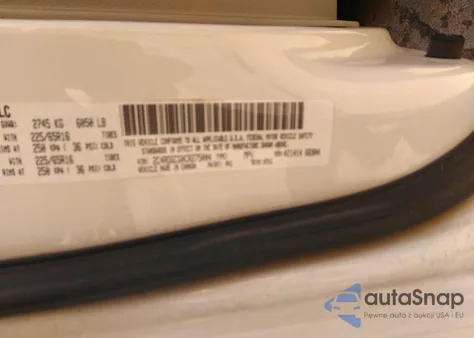 2012 Dodge Grand Caravan Sxt z USA, uszkodzony, nr VIN 2C4RDGCG0CR275004